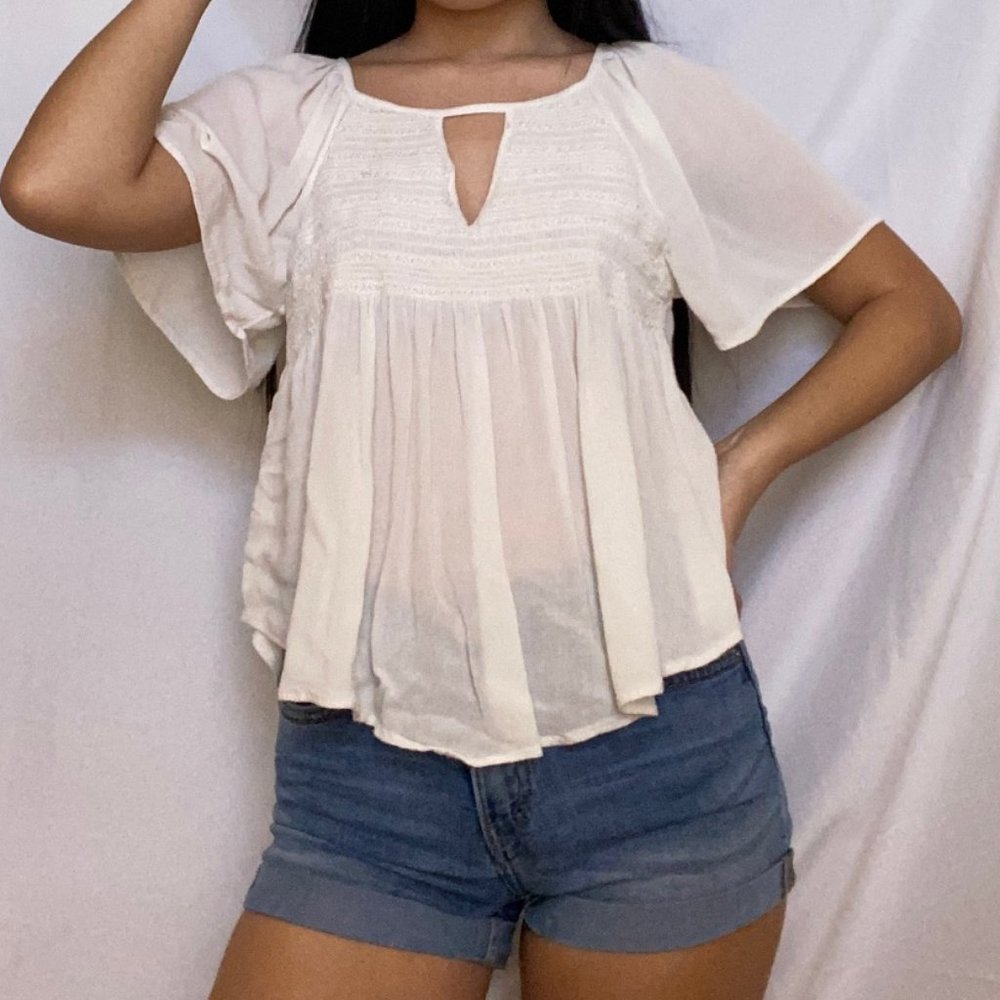 Flowy Cut-out Top